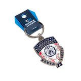 NYPD Shield Keychain - Red, White and Blue