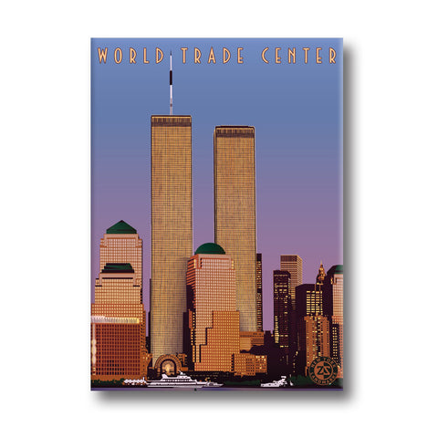 Twin Towers Magnet