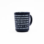 Never Forget Mug - Black/Grey