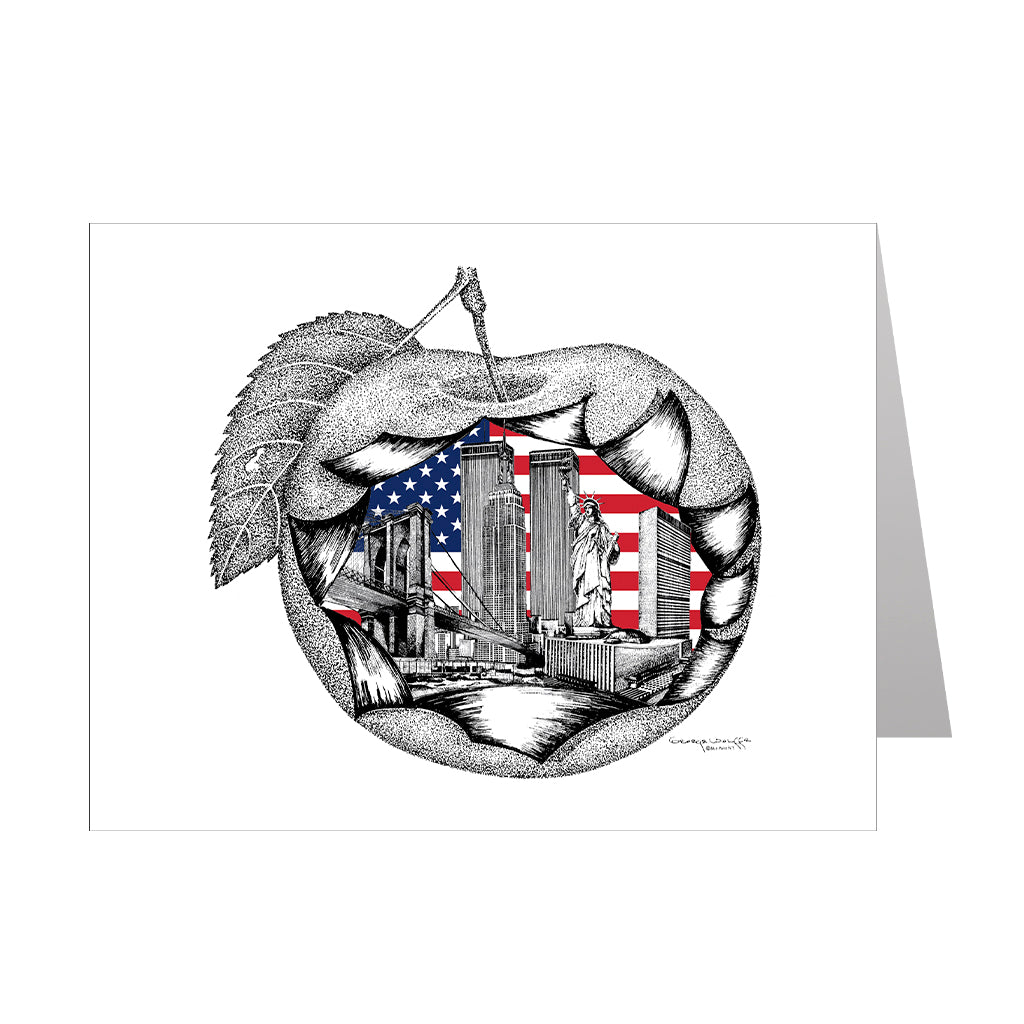 Big Apple Notecard – 9/11 Memorial Museum Store