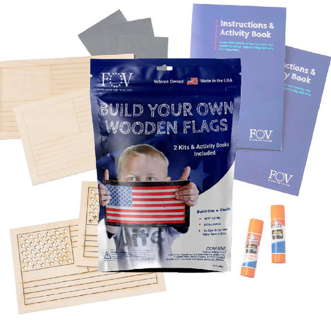 Kid's Flag Build Kit - 2 Pack