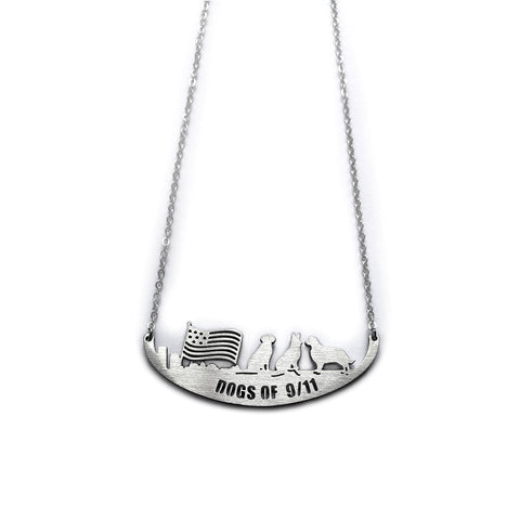 Dogs of 9/11 Necklace - Stainless Steel