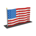 Mini building block set model of the American flag