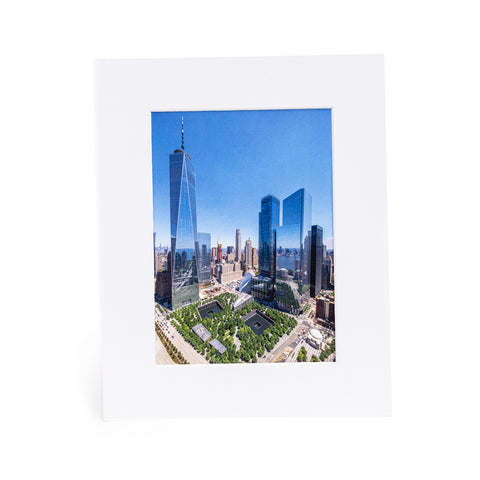 Memorial Pools with 1 WTC Print - 8x10