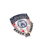 NYPD Shield Lapel Pin - Red, White and Blue
