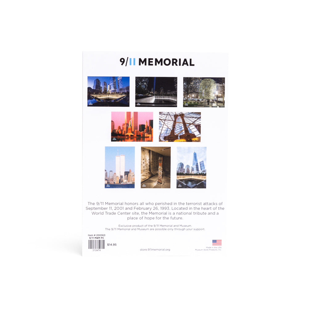 Eight various images of postcards included in the set.