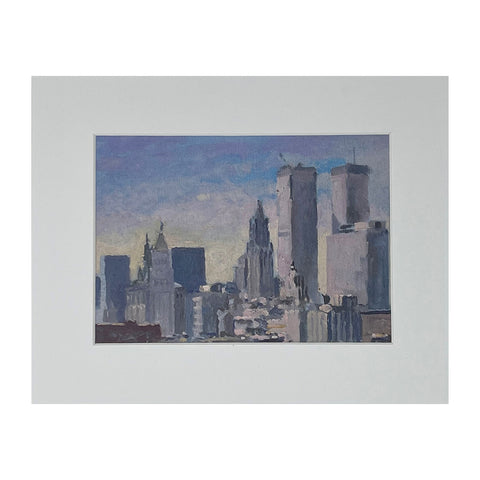 Painted Lower Manhattan - 8x10