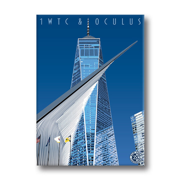 One World Trade and Oculus Magnet