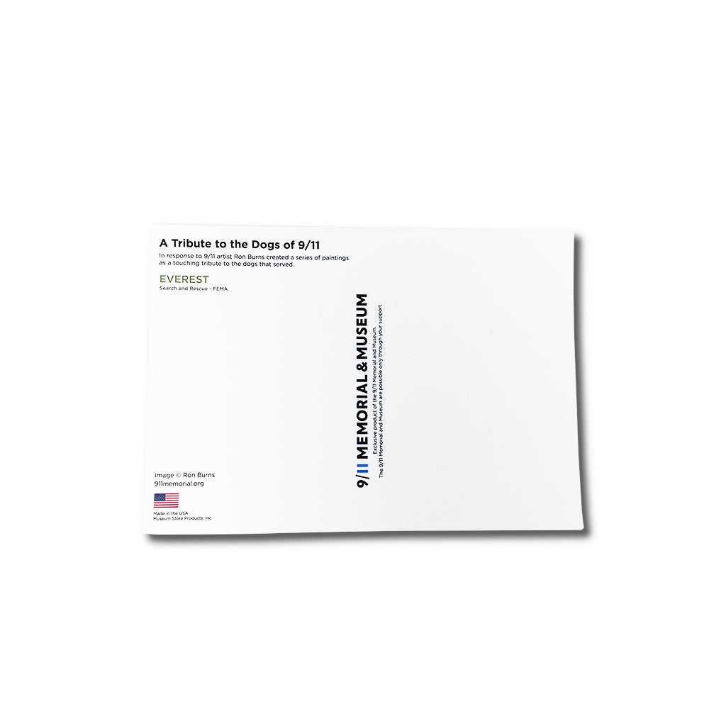 Rescue Dogs Postcard Set – 9/11 Memorial Museum Store