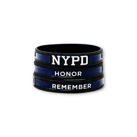 NYPD Rubber Bracelet