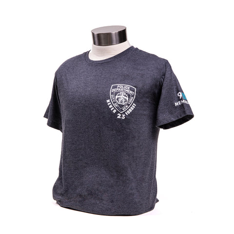 NYPD Shield T-Shirt - Charcoal