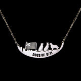 Dogs of 9/11 Necklace - Stainless Steel