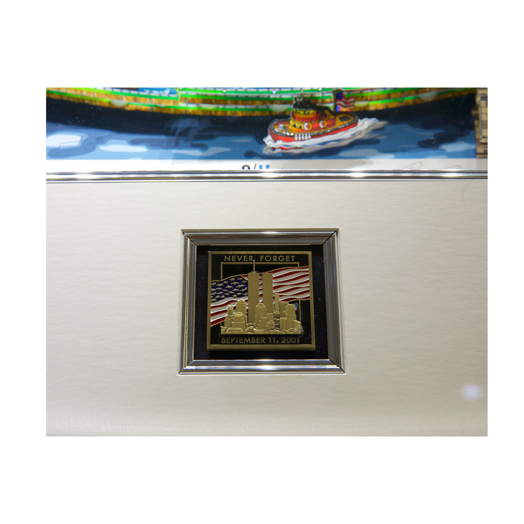 3D Deluxe Limited Edition Print - 24 1/2" x30" Black Frame in Black & White