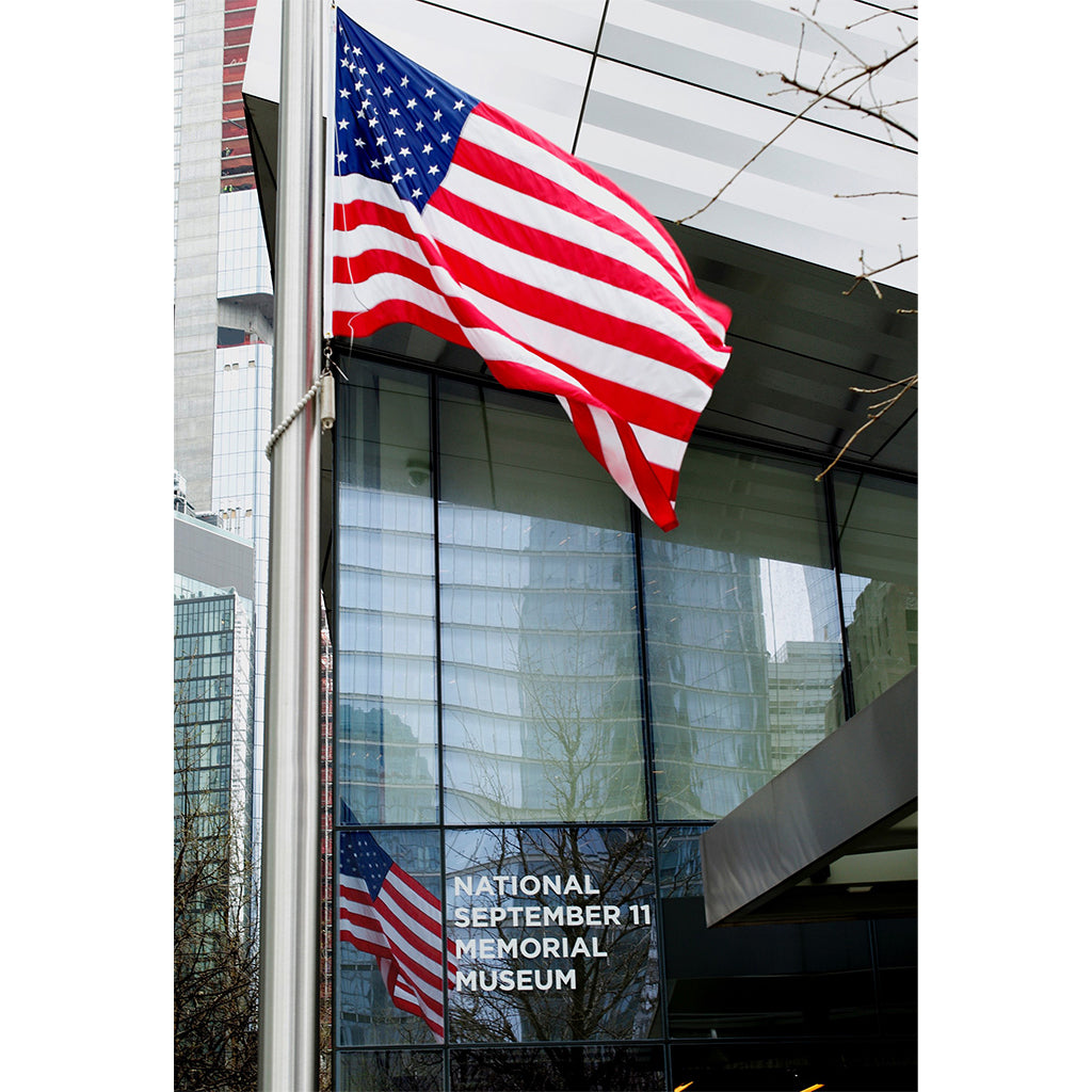 U.S. Flag Flown Over the 9/11 Memorial