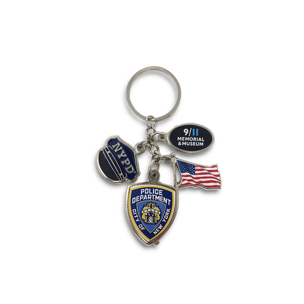 NYPD Charm Keychain