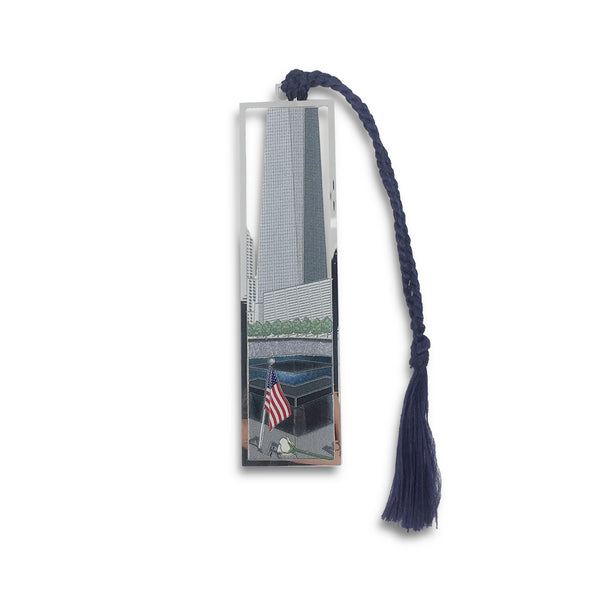 Tribute Flag and Rose Bookmark