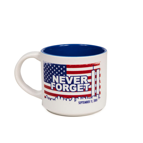 Never Forget Flag Mug - White